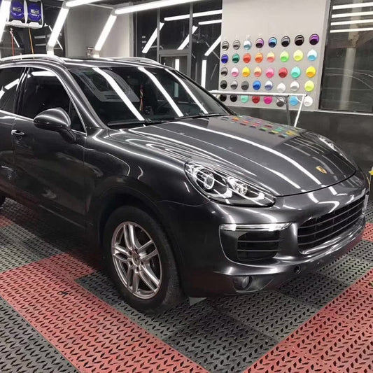 Quality Metal Space Grey Car Vinyl Wrap For Sale |