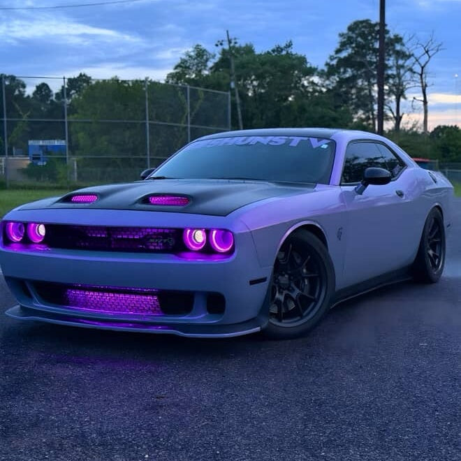 Candy Metallic Gray Purple Vinyl Wrap