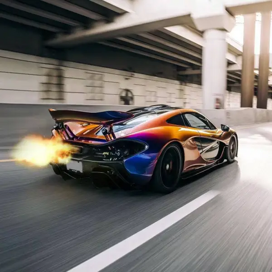 Chameleon Flowing Phantom Purple Car Vinyl Wrap