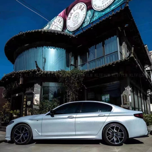 BMW PET Matte Diamond Sliver Car Vinyl Wrap