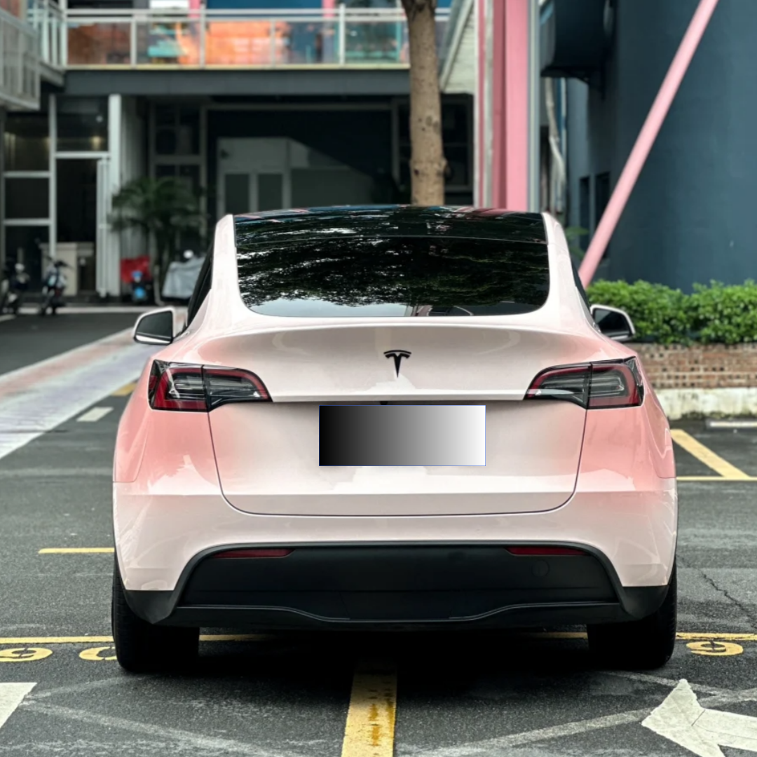 Shy Blushing Pink Custom Car Vinyl Wrap