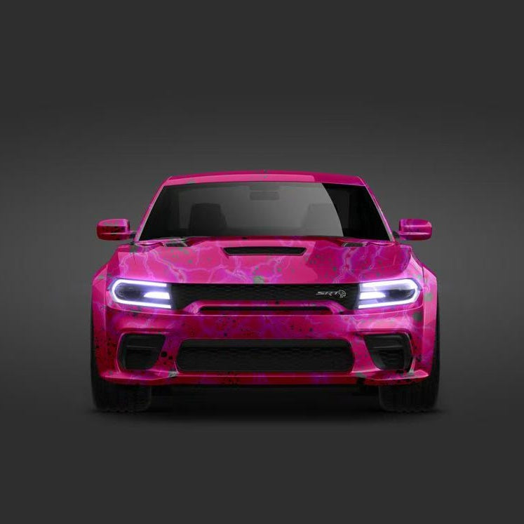 Quality Trendy Cool Girl Customized Car Vinyl Wrap For Sale |