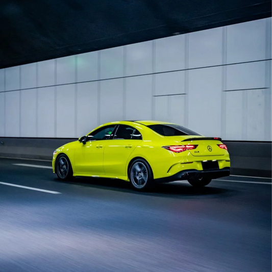 Quality Gloss Acid Lime Green Car Vinyl Wrap For Sale |