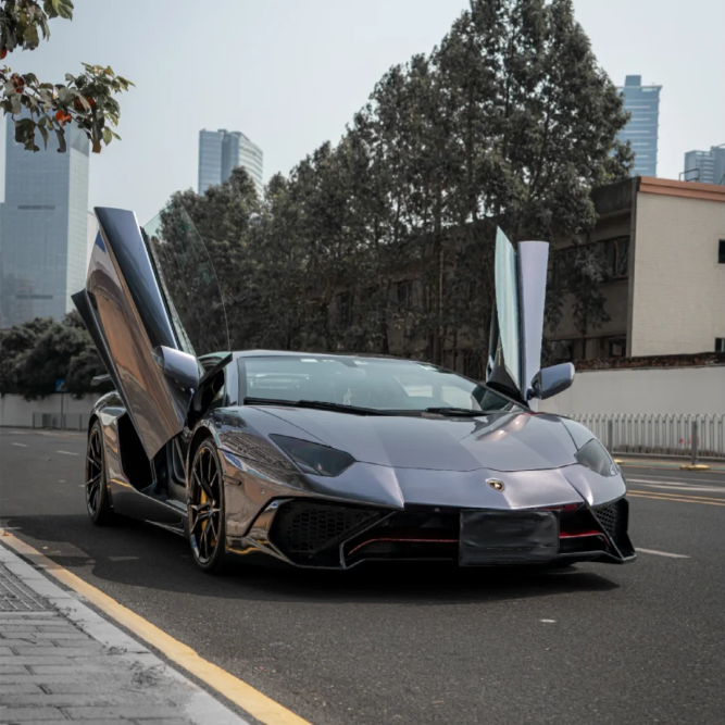 Quality Gloss Airspace Blue Car Vinyl Wrap For Sale |