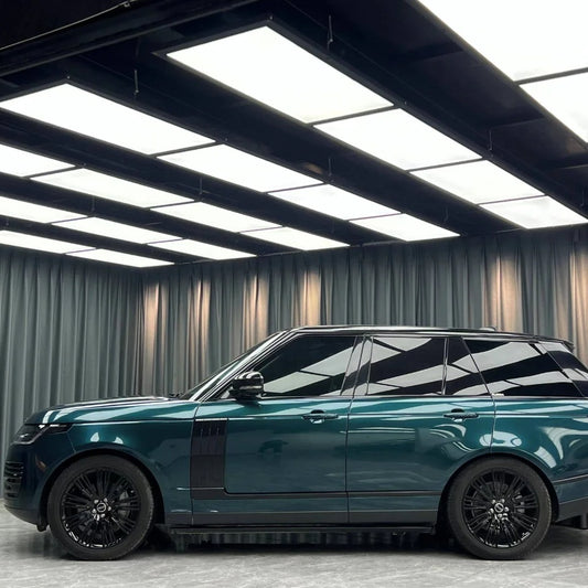 Gloss Metallic British Racing Green Car Vinyl Wrap