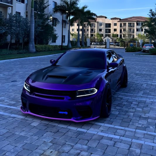 Gloss Metallic Grape Purple Car Vinyl Wrapح