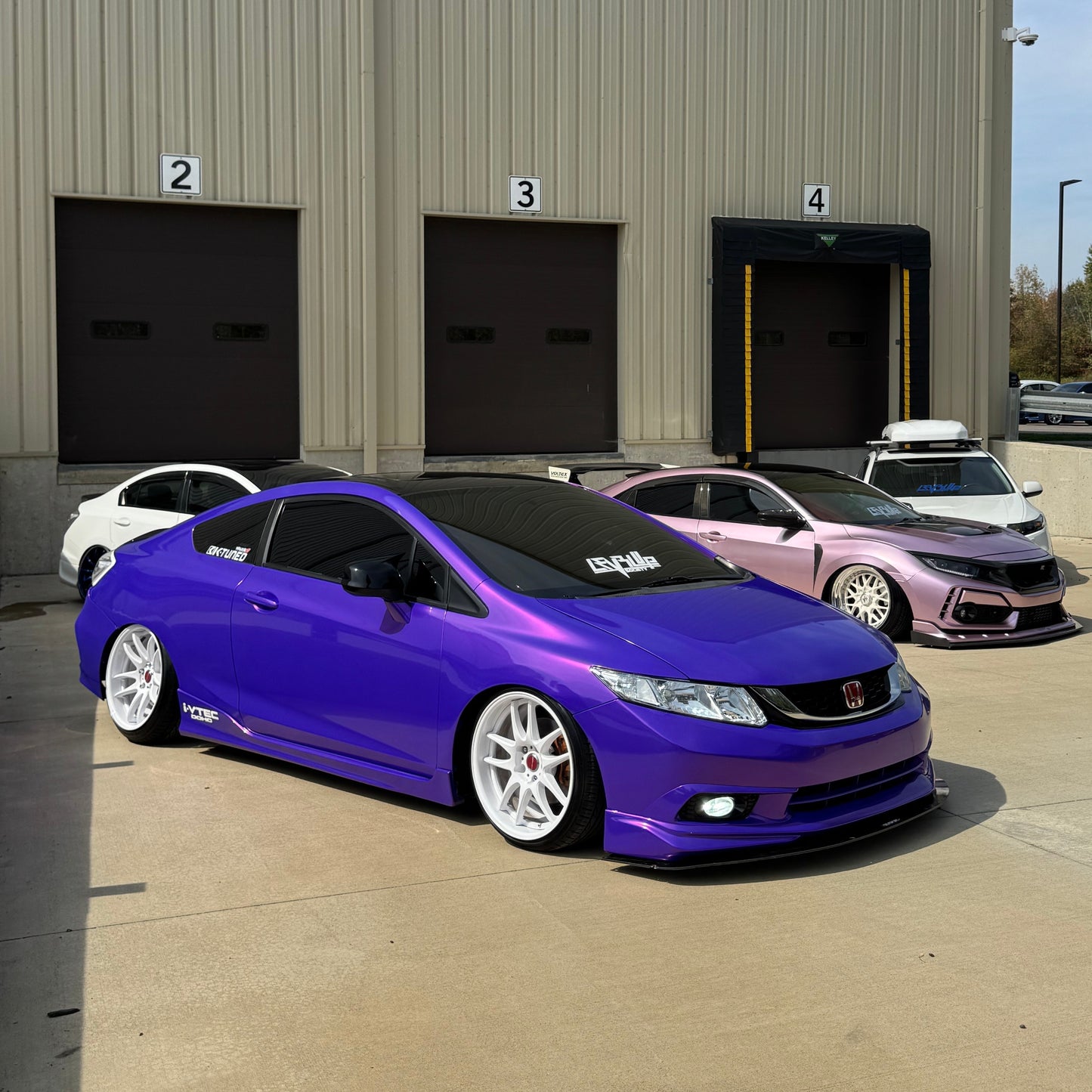 Gloss Metallic Plum Explosion Purple Car Vinyl Wrap