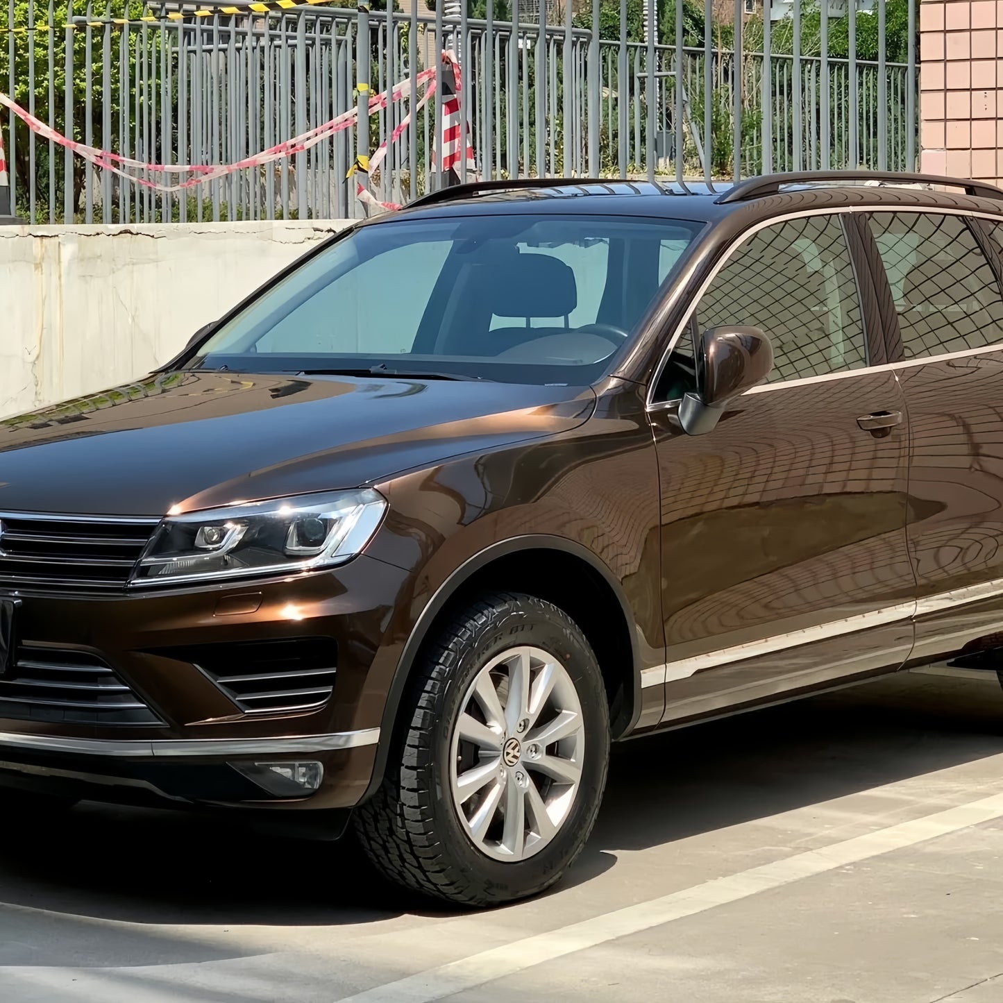 Gloss Metallic Porsche Terra Brown Car Vinyl Wrap