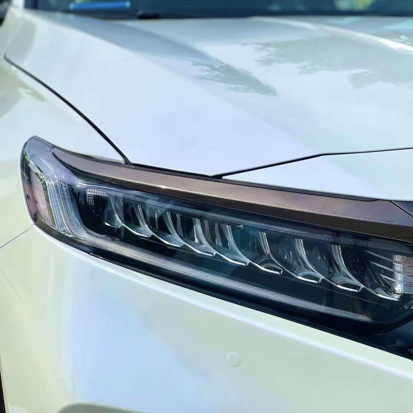 Quality Gloss White Blue Car Vinyl Wrap For Sale |