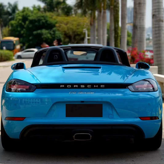 Gloss Crystal Blue Sky Car Vinyl Wrap - Fast Delivery