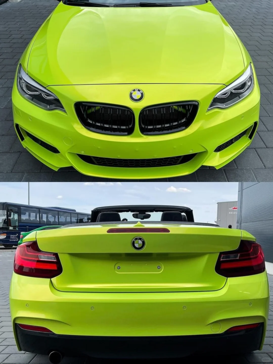 BMW Gloss Magic Gold Fluorescence Car Vinyl Wrap