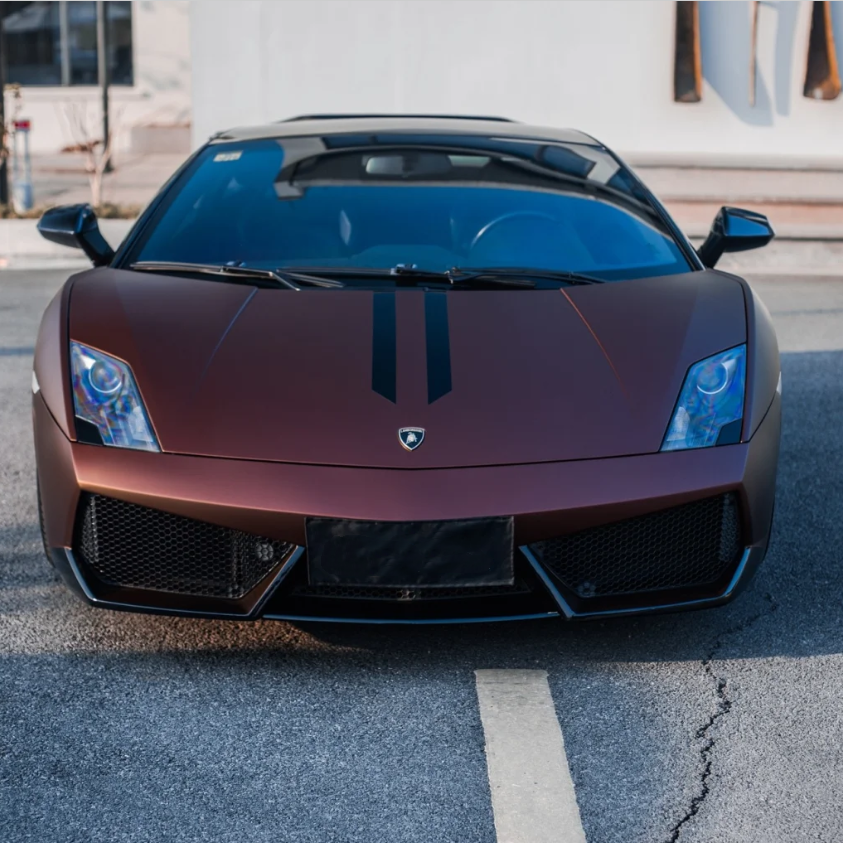 Quality Matte Flat Coffee Brown Car Vinyl Wrap For Sale |