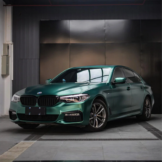 Quality Matte Metallic Emerald Green Car Vinyl Wrap For Sale |
