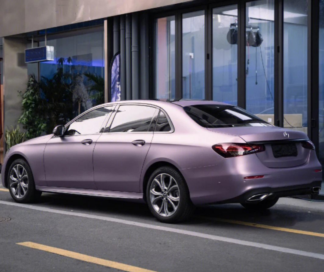 Quality Matte Pink Purple Car Vinyl Wrap For Sale |