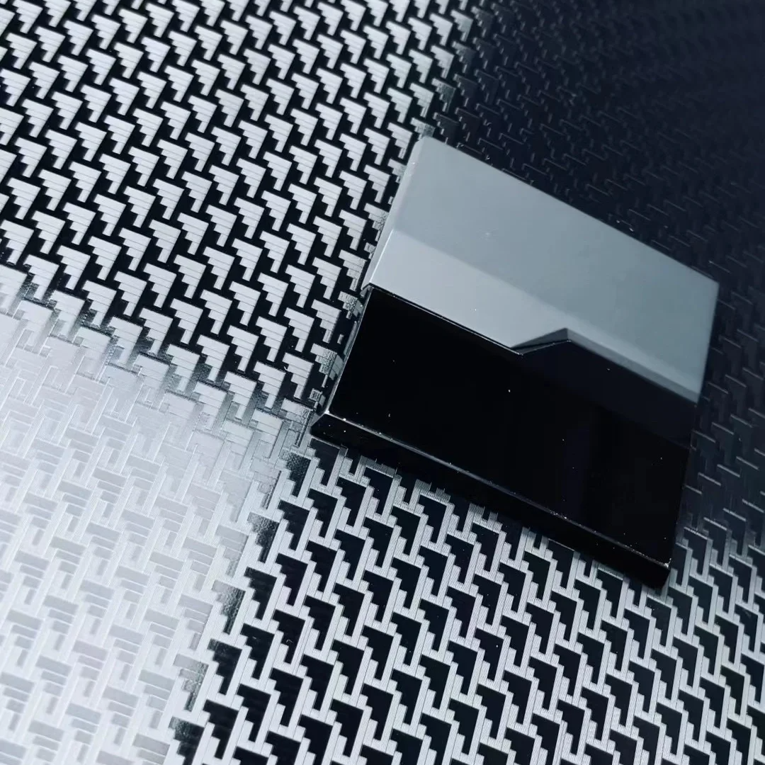 PET Aircraft Black Carbon Fiber Car Vinyl Wrap - 3 Years Warranty