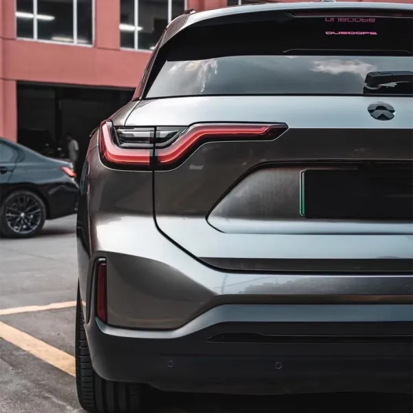 PET Liquid Silver Car Vinyl Wrap