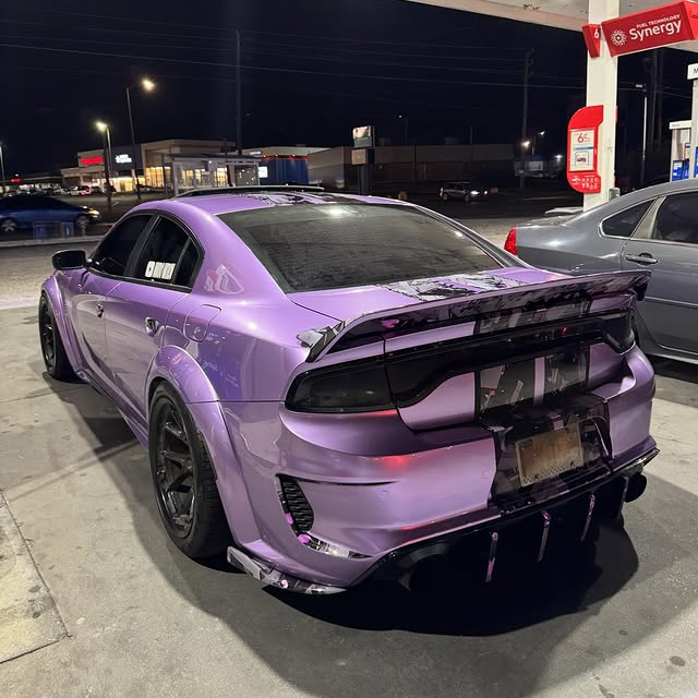 PET Victoria Liquid Purple Car Vinyl Wrap