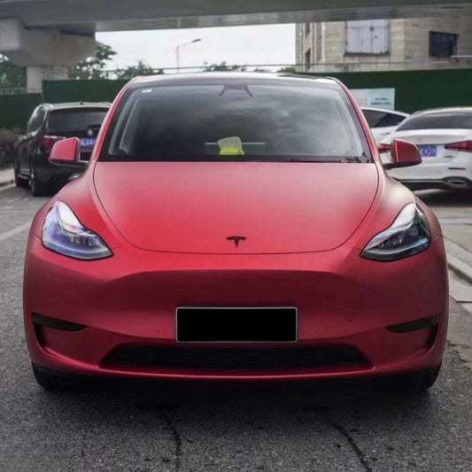 Quality Satin Chrome Prismatic Red Car Vinyl Wrap For Sale |