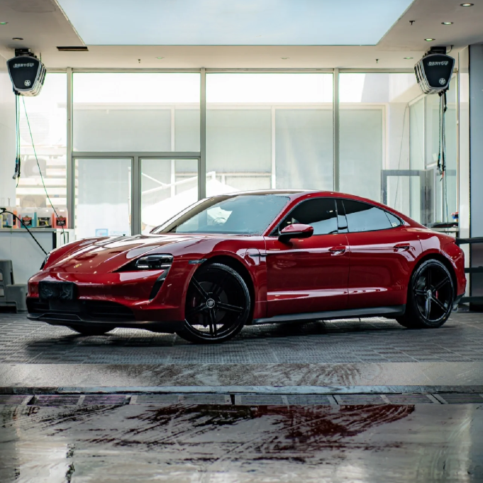 Quality Super Gloss Candy Red Car Vinyl Wrap For Sale |