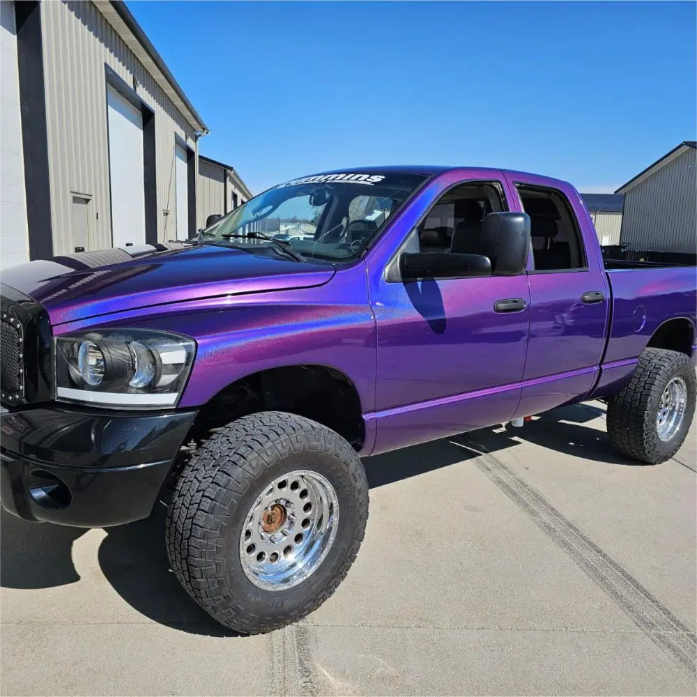 Quality Super Gloss Laser Dark Purple Car Vinyl Wrap For Sale |