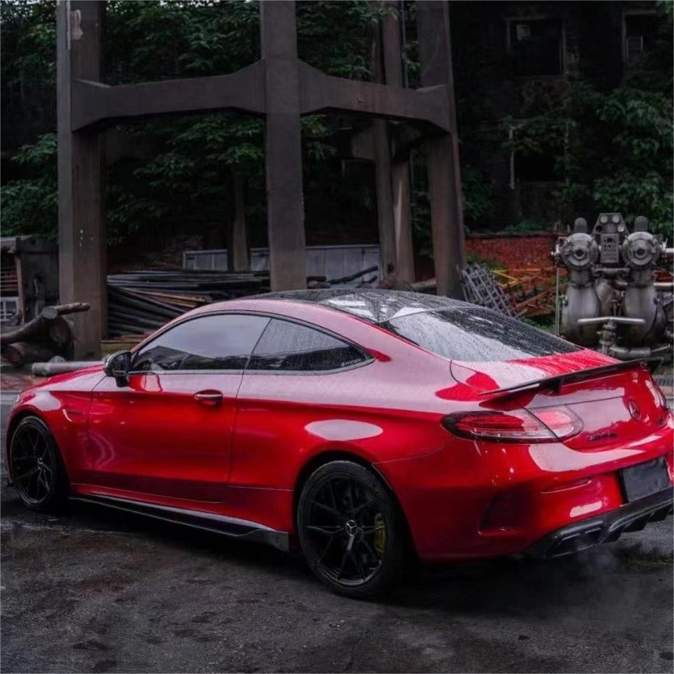 Quality Super Gloss Rouge Red Car Vinyl Wrap For Sale |