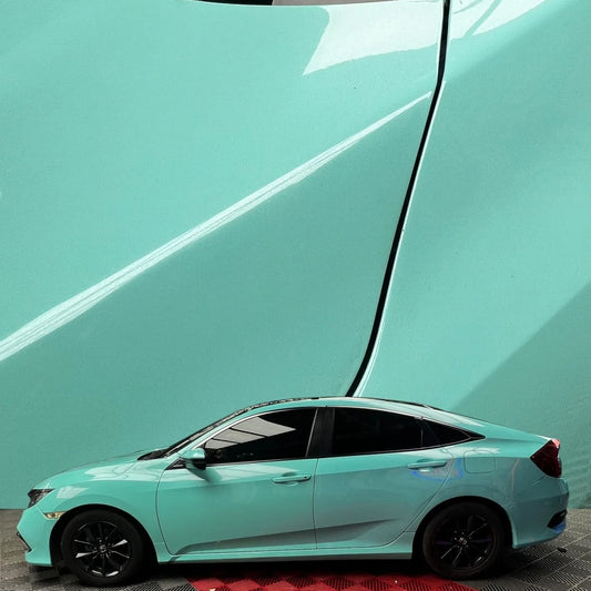 Super Gloss Tiffany Blue Car Vinyl Wrap