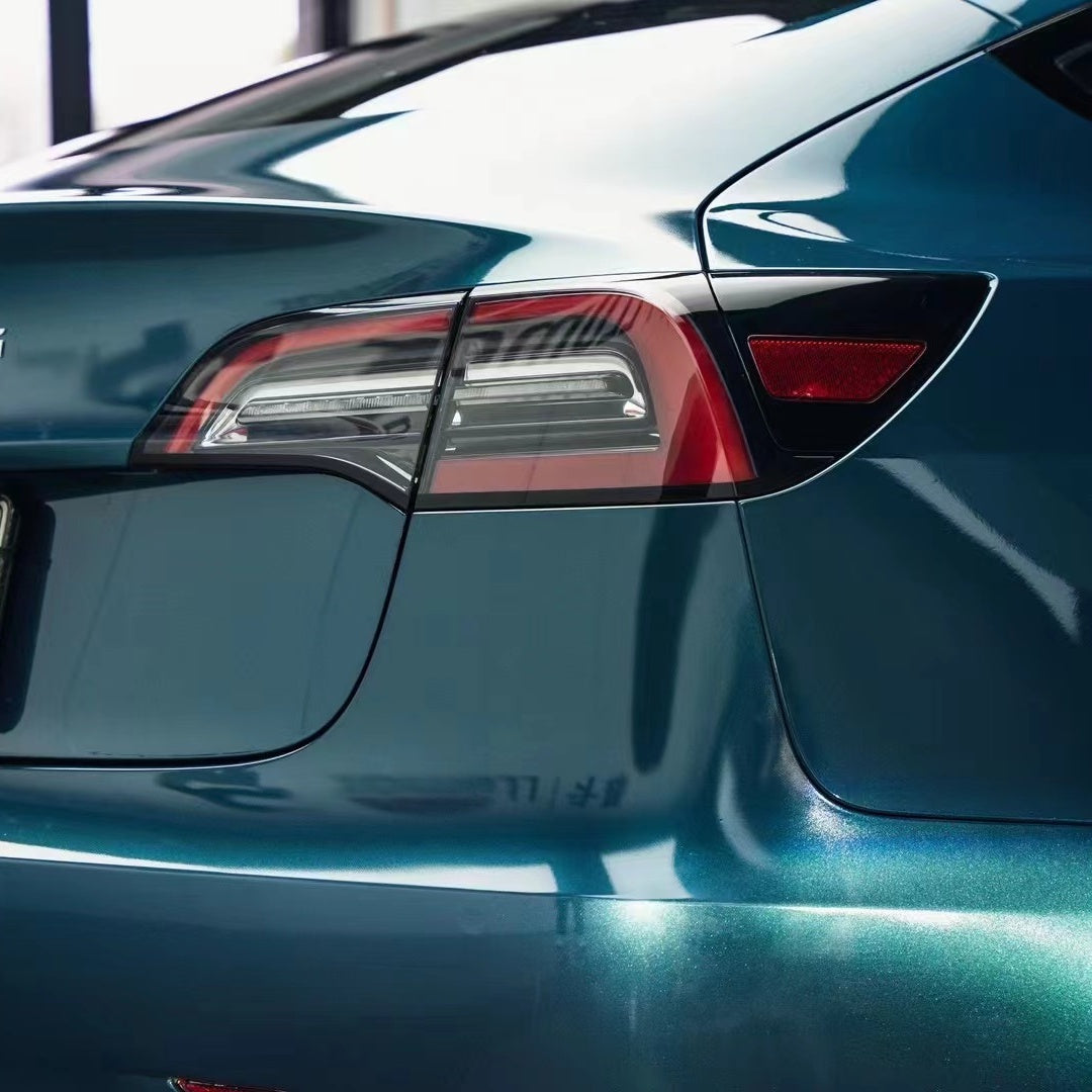 Tesla Gloss PET Avalon Green Car Vinyl Wrap