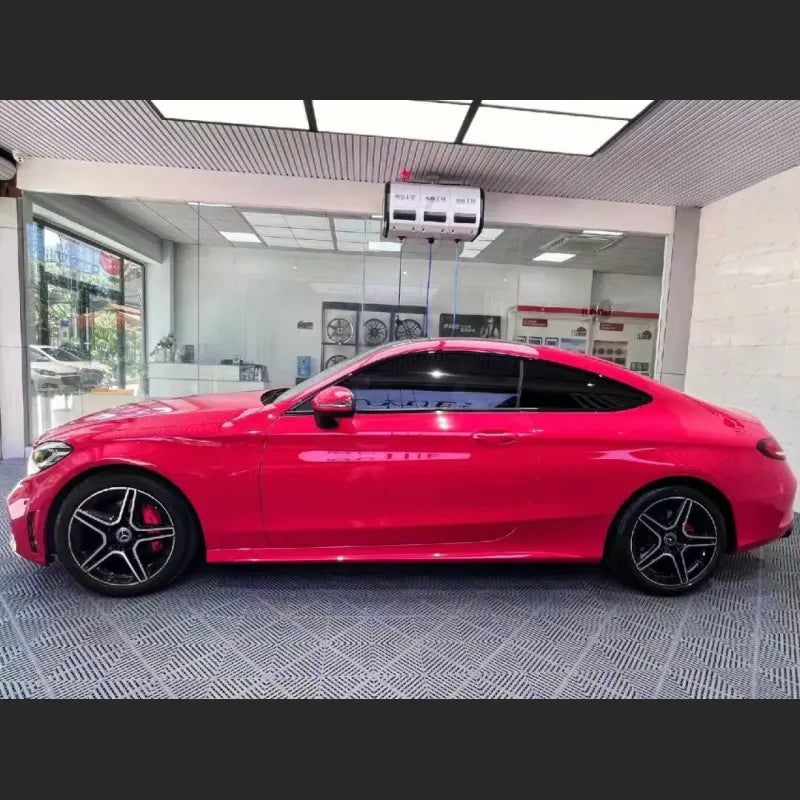 Quality TPU Gloss Crystal Strawberry Red Car Vinyl Wrap For Sale |