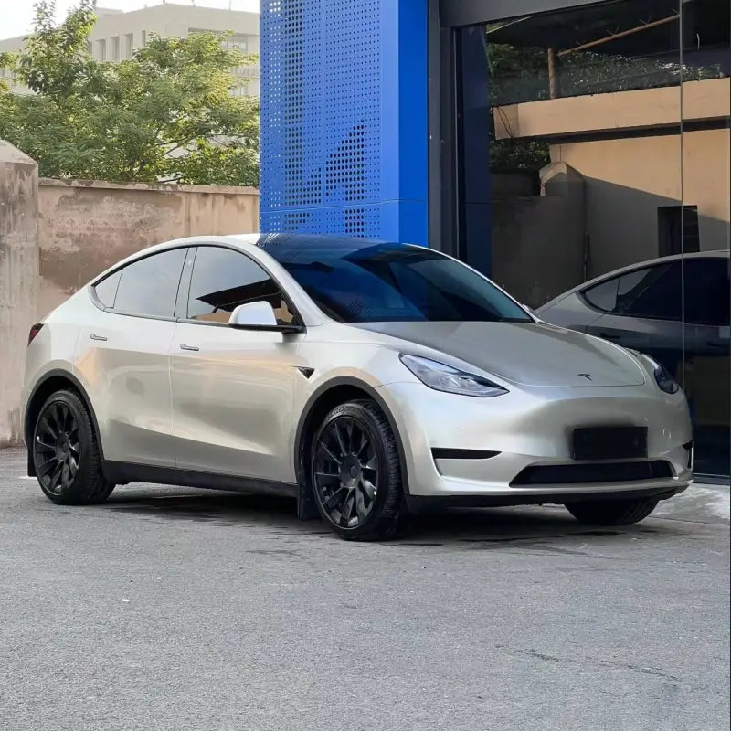 Quality TPU Glossy Metal Light Champaign Gold Car Vinyl Wrap For Sale |