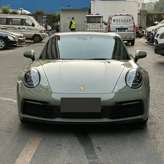 Quality TPU Khaki Green Car Vinyl Wrap For Sale |