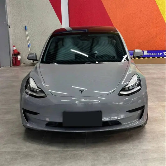 Quality TPU Light Nardo Grey Car Vinyl Wrap For Sale |