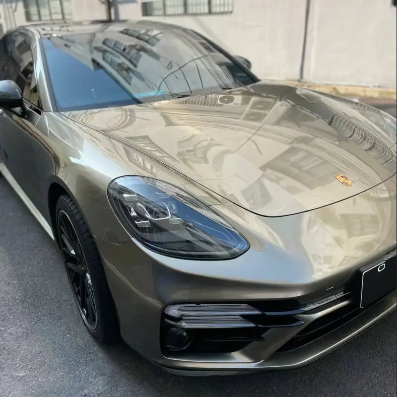 Quality TPU Liquid Metal Brown Copper Car Vinyl Wrap For Sale |