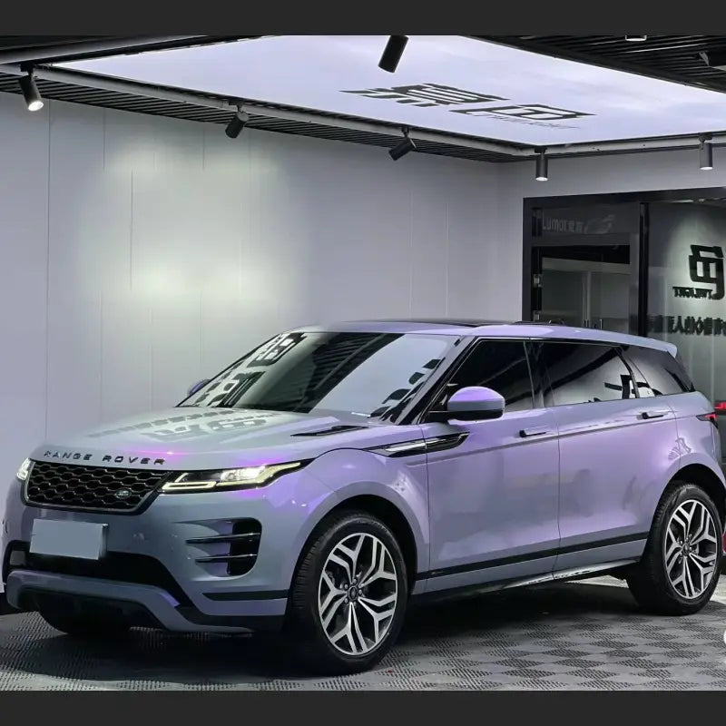 Quality TPU Twin Candy Grey Purple Color Fliper Car Vinyl Wrap For Sale |