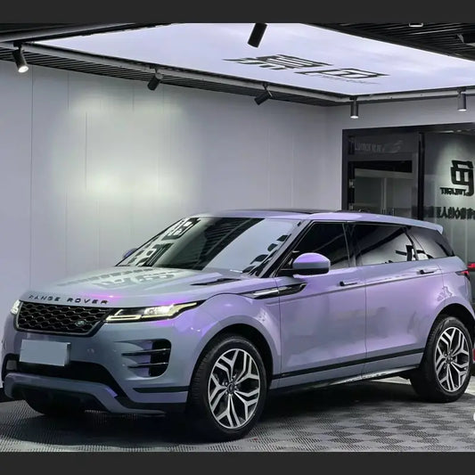 Quality TPU Twin Candy Grey Purple Color Fliper Car Vinyl Wrap For Sale |