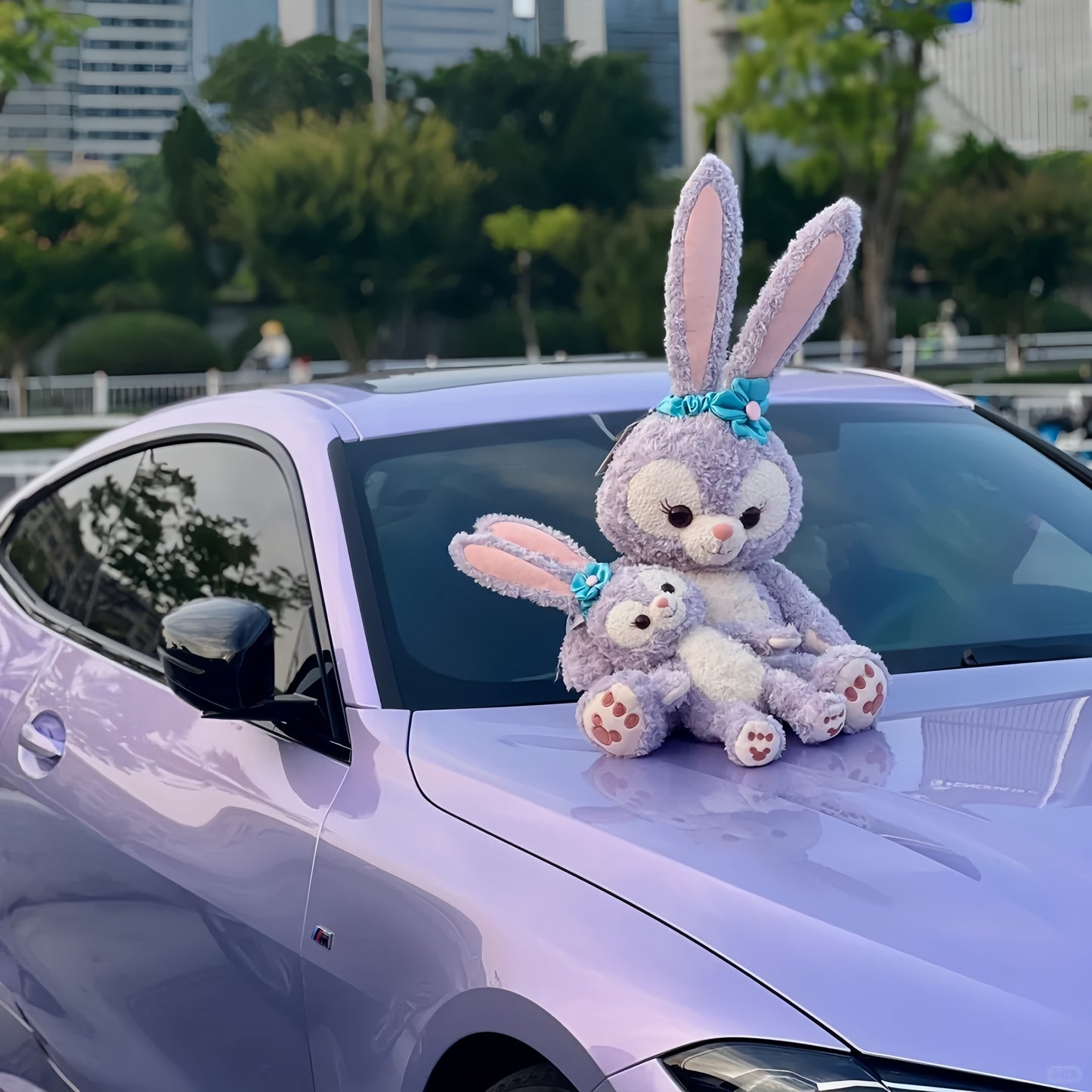 Twin-Color Silver Purple Car Vinyl Wrap