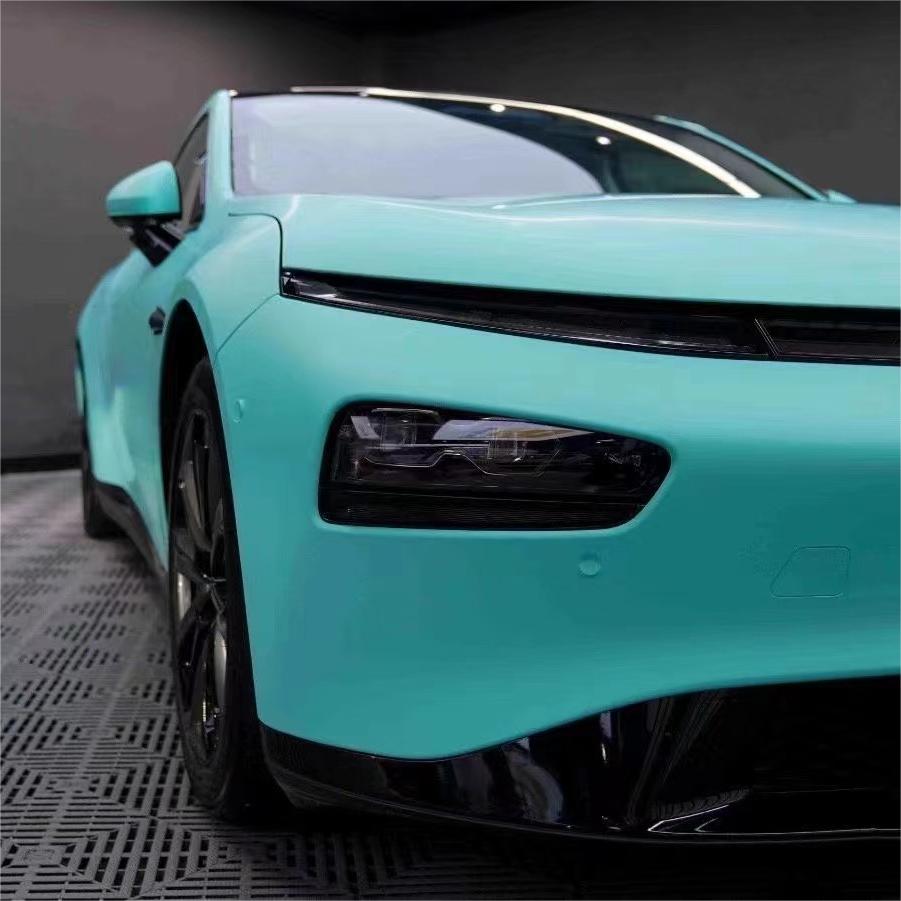 Ultimate Flat Tiffany Blue Green Car Vinyl Wrap