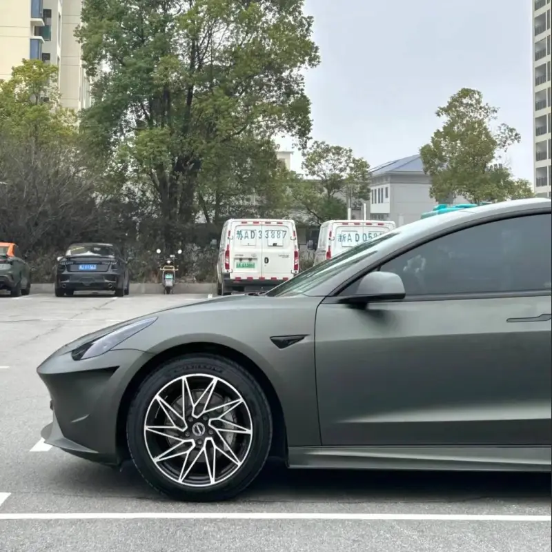 Ultra-Matte Mystical Green Car Vinyl Wrap