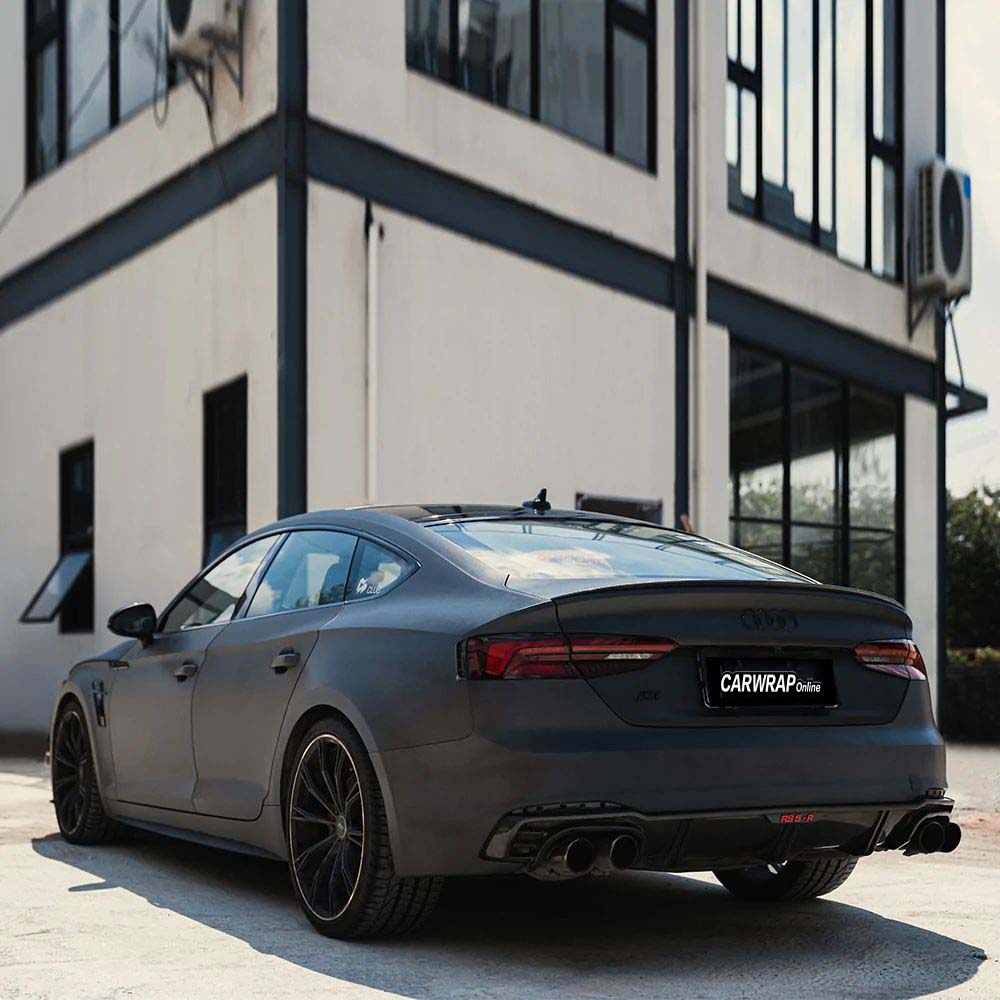 Quality Grey Brushed Steel Car Vinyl Wrap  For Sale |