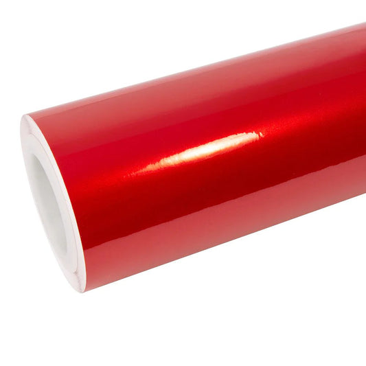 Quality Metal Paint Red Car Vinyl Wrap  For Sale |