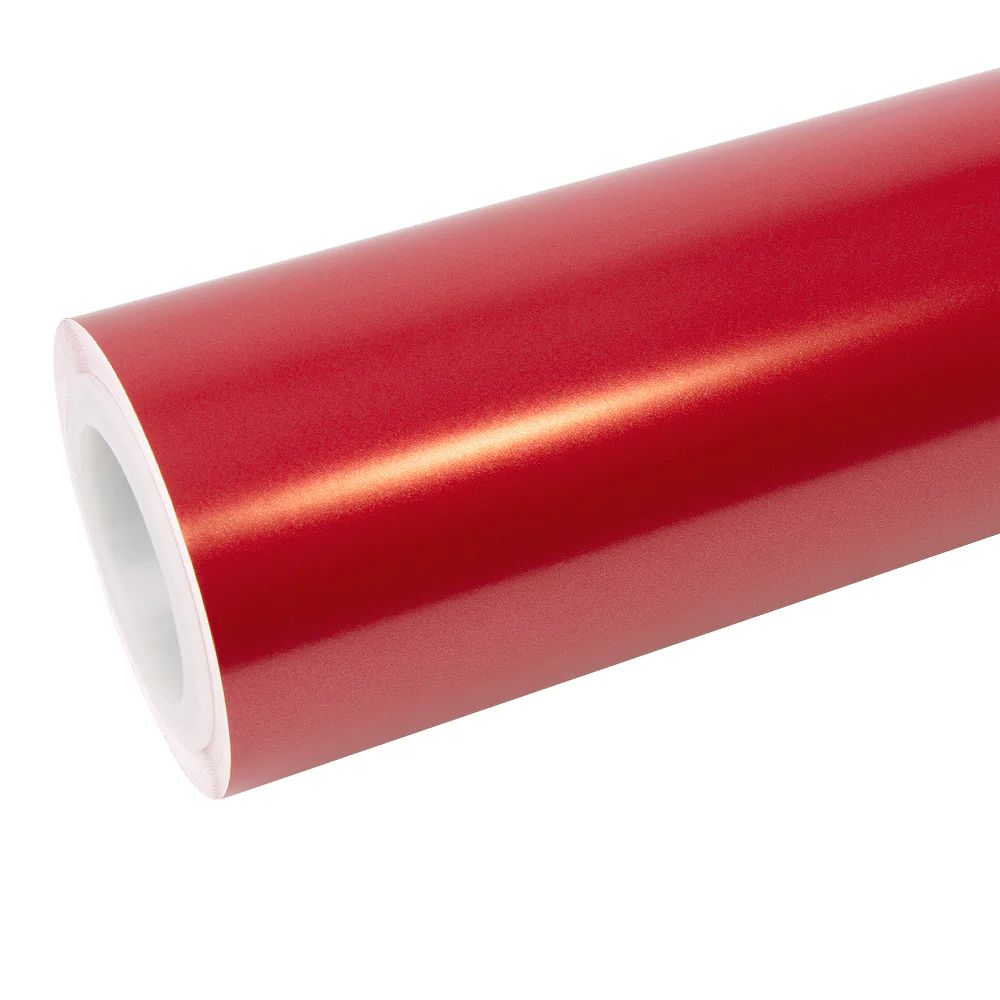 Quality Matte Metallic Red Car Vinyl Wrap  For Sale |