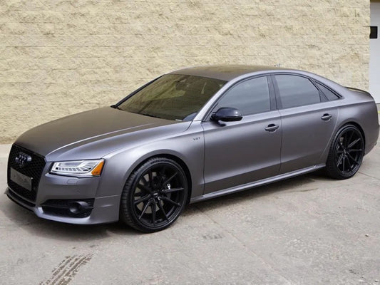 Quality Satin Gray Car Vinyl Wrap  For Sale |