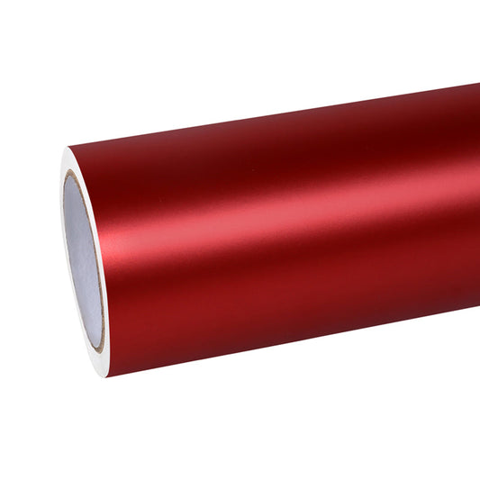 Quality Satin Chrome Prismatic Red Car Vinyl Wrap  For Sale |