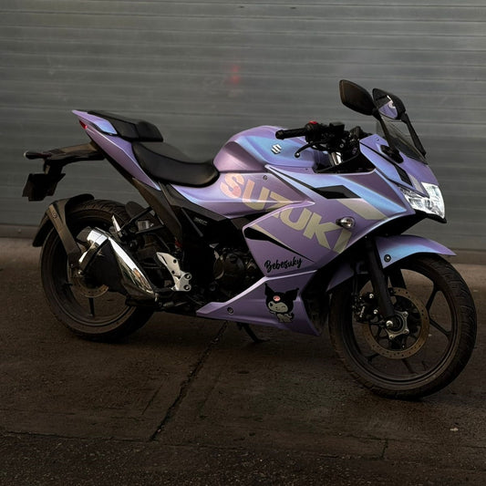 BMW Gloss Ceramics Lavender Blue Car Vinyl Wrap