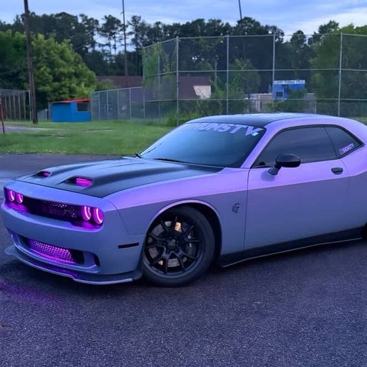 Candy Metallic Gray Purple Vinyl Wrap