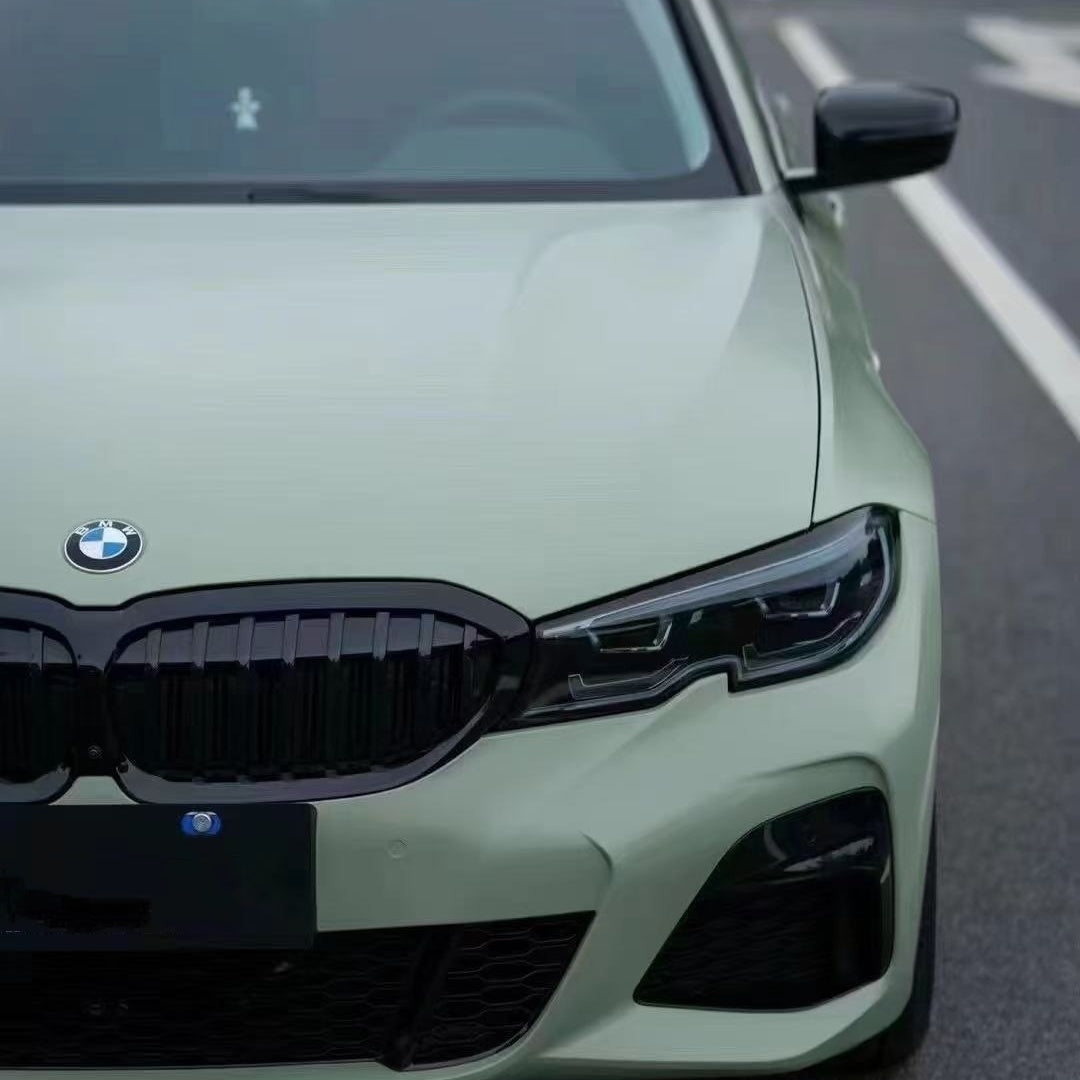 Quality Ceramics Khaki Grey Car Vinyl Wrap  For Sale |