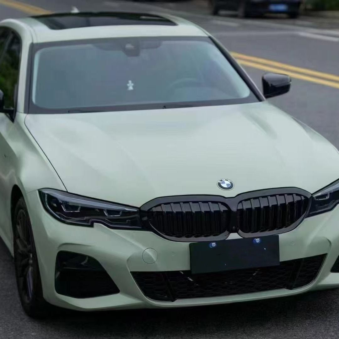 Quality Ceramics Khaki Grey Car Vinyl Wrap  For Sale |