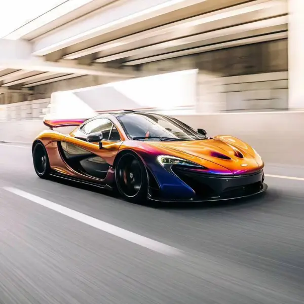 Chameleon Flowing Phantom Purple Car Vinyl Wrap