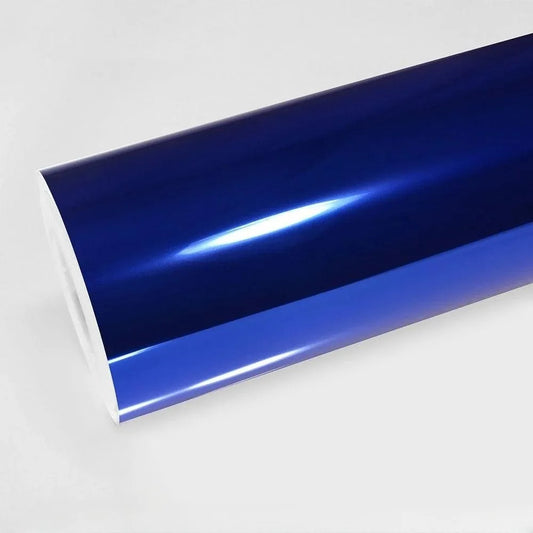 Quality Chrome Mirror Blue Car Vinyl Wrap  For Sale |