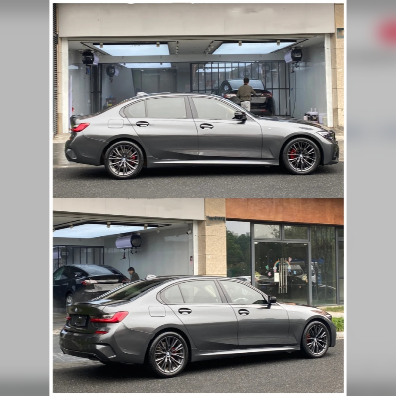 Coal Grey Car Vinyl Wrap