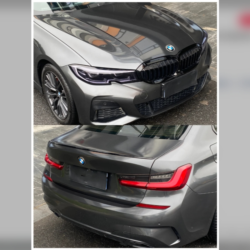 Coal Grey Car Vinyl Wrap